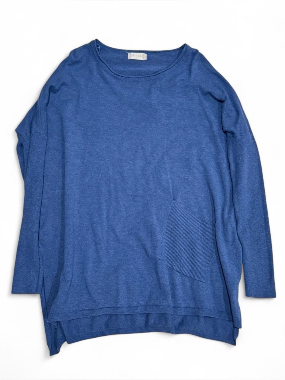 Altar'd State Navy Crewneck Knit Top